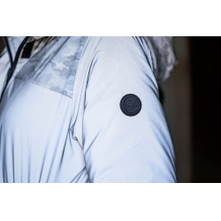 Abrigo de equitación Washington HKM Plateado Gris