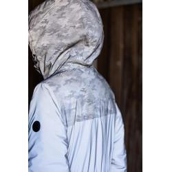 Abrigo de equitación Washington HKM Plateado Gris