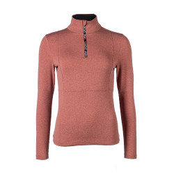 Camiseta funcional Supersoft II HKM Cobre Marr&amp;oacute;n