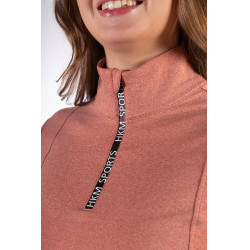 Camiseta funcional Supersoft II HKM Cobre Marr&amp;oacute;n