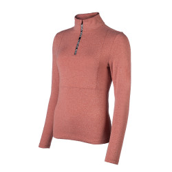 Camiseta funcional Supersoft II HKM Cobre Marr&amp;oacute;n