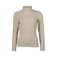 Camiseta de manga larga de cuello alto Eva HKM Beige