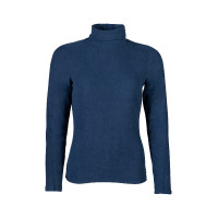 Camiseta de manga larga de cuello alto Eva HKM Azul oscuro