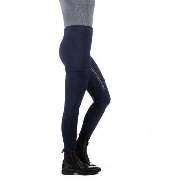 Legging Rio con asiento completo de silicona HKM Azul oscuro