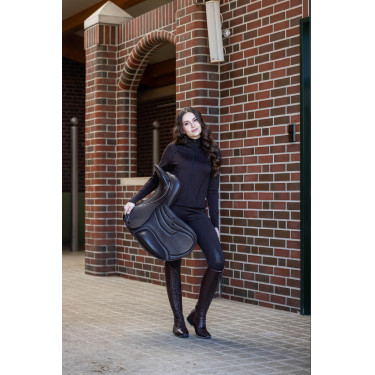 Legging Rio con asiento completo de silicona HKM Marrón oscuro Legging Rio con asiento completo de silicona HKM Marrón oscuro