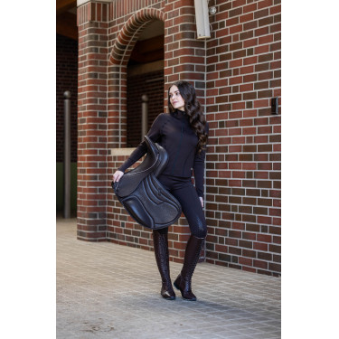 Legging Rio con asiento completo de silicona HKM Marrón oscuro Legging Rio con asiento completo de silicona HKM Marrón oscuro