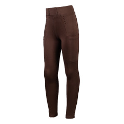 Legging Lana II Style asiento completo de silicona HKM Marrón oscuro Legging Lana II Style asiento completo de silicona HKM Marrón oscuro