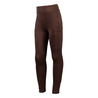 Legging Lana II Style asiento completo de silicona HKM Marrón oscuro Legging Lana II Style asiento completo de silicona HKM Marrón oscuro