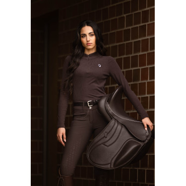 Pantalón Arezzo asiento completo de silicona Lauria Garrelli Marrón oscuro Pantalón Arezzo asiento completo de silicona Lauria Garrelli Marrón oscuro