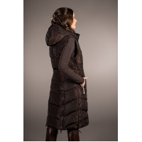 Chaqueta acolchada larga Arezzo Lauria Garrelli Marrón oscuro Chaqueta acolchada larga Arezzo Lauria Garrelli Marrón oscuro