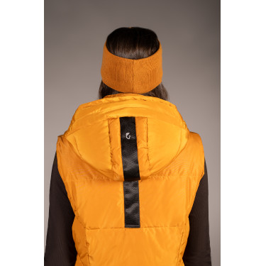 Chaqueta acolchada larga Arezzo Lauria Garrelli Mostaza Amarillo