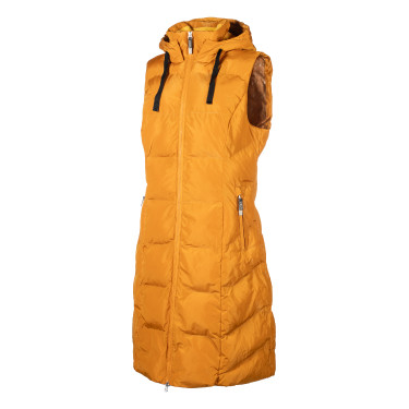 Chaqueta acolchada larga Arezzo Lauria Garrelli Mostaza Amarillo