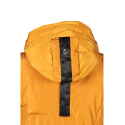 Chaqueta acolchada larga Arezzo Lauria Garrelli Mostaza Amarillo