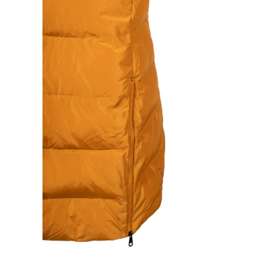 Chaqueta acolchada larga Arezzo Lauria Garrelli Mostaza Amarillo