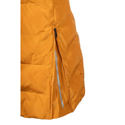Chaqueta acolchada larga Arezzo Lauria Garrelli Mostaza Amarillo