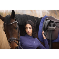 Polo de manga larga Arezzo Soft Lauria Garrelli Índigo Azul