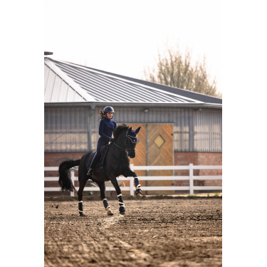 Polo de manga larga Arezzo Soft Lauria Garrelli Azul oscuro