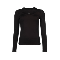 Polo de manga larga Arezzo Function Lauria Garrelli Marrón oscuro