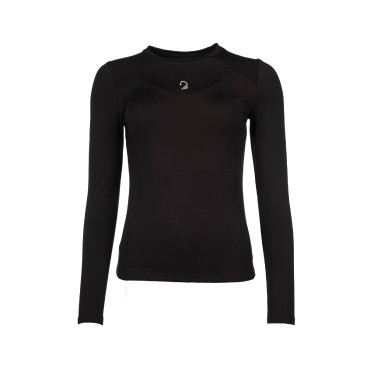 Polo de manga larga Arezzo Function Lauria Garrelli Marrón oscuro