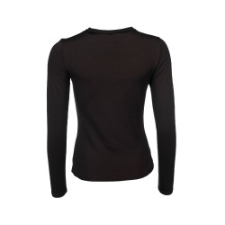 Polo de manga larga Arezzo Function Lauria Garrelli Marrón oscuro