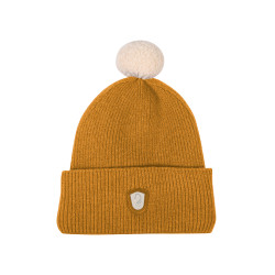 Gorro de punto Arezzo Lauria Garrelli Mostaza Amarillo