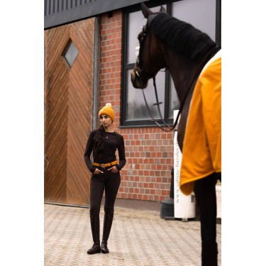 Gorro de punto Arezzo Lauria Garrelli Mostaza Amarillo