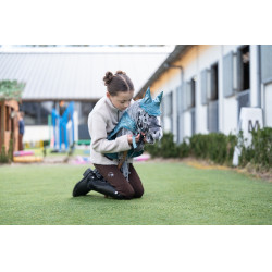 Cubreorejas antimoscas Hobby Horsing Premium HKM Turquesa Azul Cubreorejas antimoscas Hobby Horsing Premium HKM Turquesa Azul