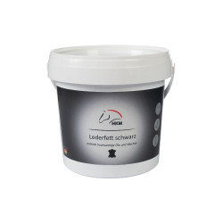 Grasa para cuero negro HKM Negro