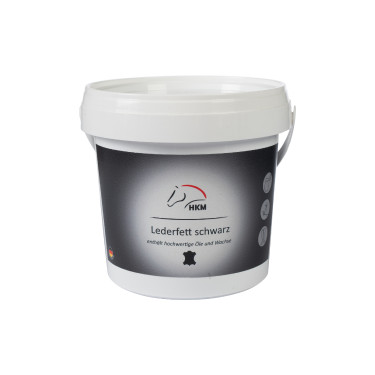 Grasa para cuero negro HKM Negro
