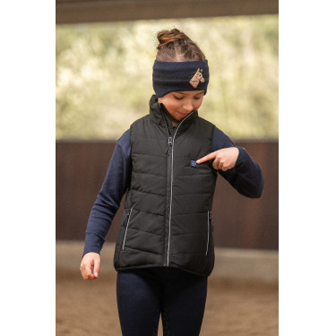 Chaleco calefactable para niños Cuddle Style HKM Negro