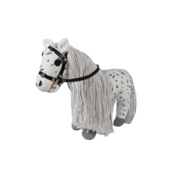 Peluche Cuddle Horse HKM Blanco