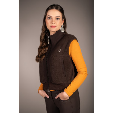 Chaleco Arezzo Teddy Lauria Garrelli Marrón oscuro