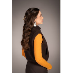 Chaleco Arezzo Teddy Lauria Garrelli Marrón oscuro