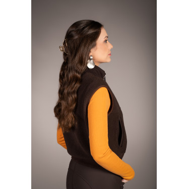 Chaleco Arezzo Teddy Lauria Garrelli Marrón oscuro