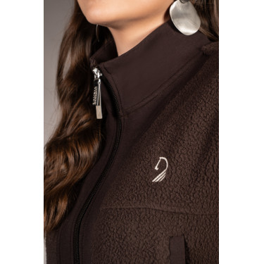 Chaleco Arezzo Teddy Lauria Garrelli Marrón oscuro