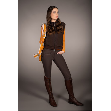 Chaleco Arezzo Teddy Lauria Garrelli Marrón oscuro