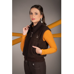 Chaleco Arezzo Teddy Lauria Garrelli Marrón oscuro