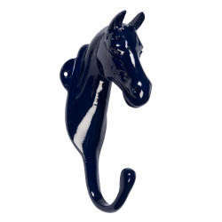 Soporte para cabeza de caballo HKM Azul oscuro
