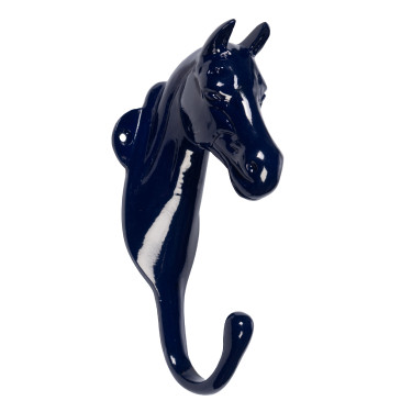 Soporte para cabeza de caballo HKM Azul oscuro