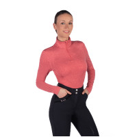 Camiseta funcional Essentials Invierno HKM Cereza Rojo