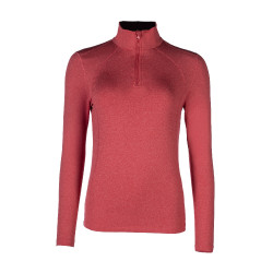 Camiseta funcional Essentials Invierno HKM Cereza Rojo