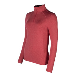 Camiseta funcional Essentials Invierno HKM Cereza Rojo