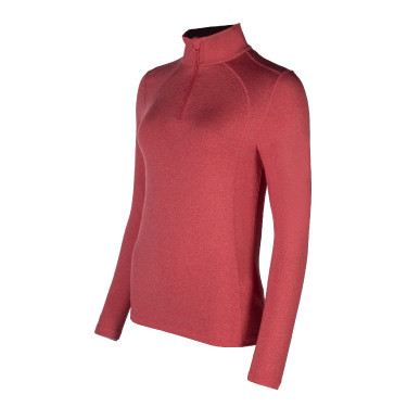 Camiseta funcional Essentials Invierno HKM Cereza Rojo