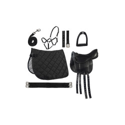 Silla para Shetland set Lucy HKM Negro