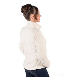 Chaqueta polar Cloud HKM Crema Beige