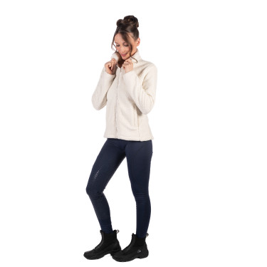 Chaqueta polar Cloud HKM Crema Beige