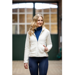 Chaqueta polar Cloud HKM Crema Beige