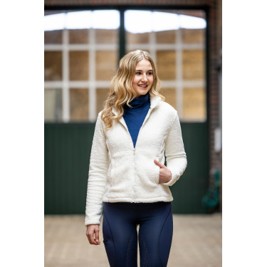 Chaqueta polar Cloud HKM Crema Beige