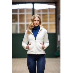 Chaqueta polar Cloud HKM Crema Beige