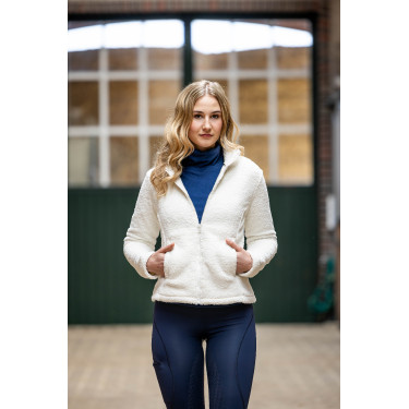 Chaqueta polar Cloud HKM Crema Beige